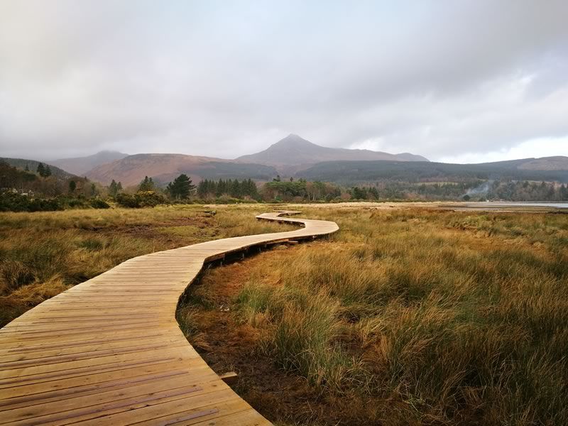arran coastal way at brodick